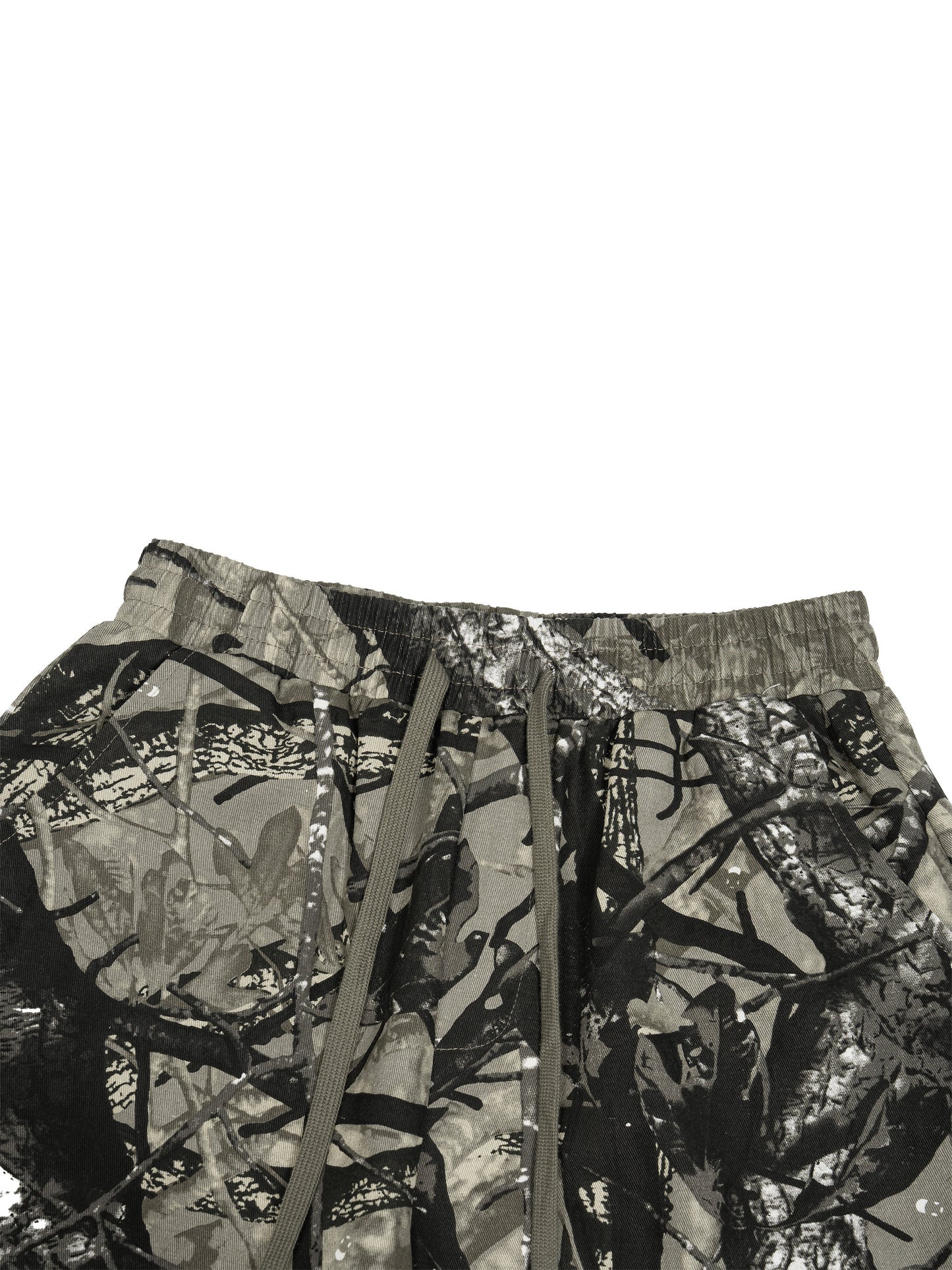 Kovenkhaos Unisex Tree Camo Barrel Leg Pants