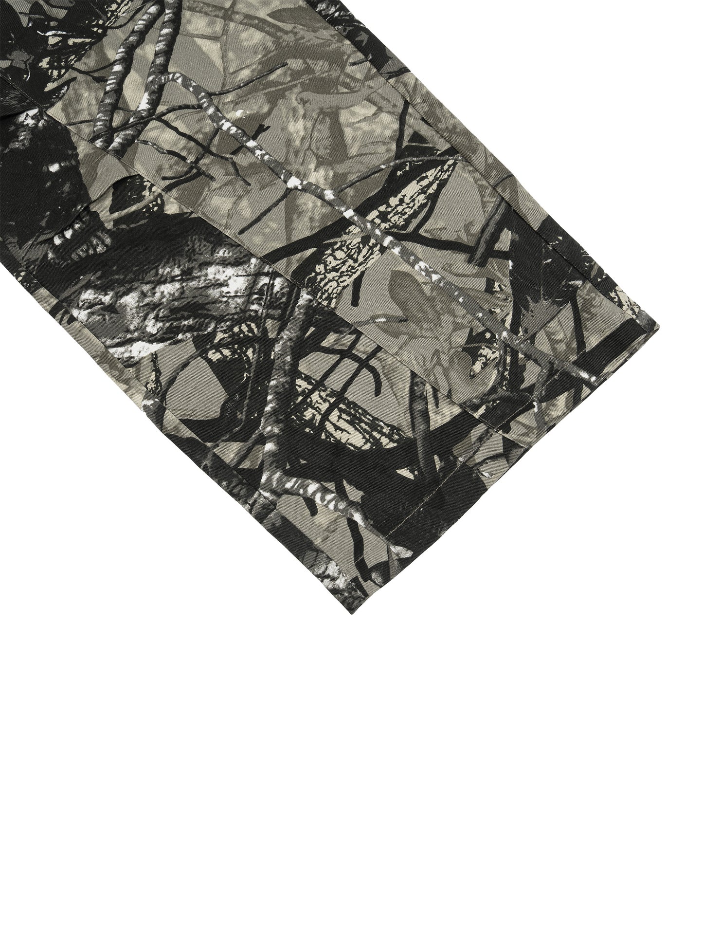 Kovenkhaos (orange lable) Unisex Tree Camo Barrel Leg Pants