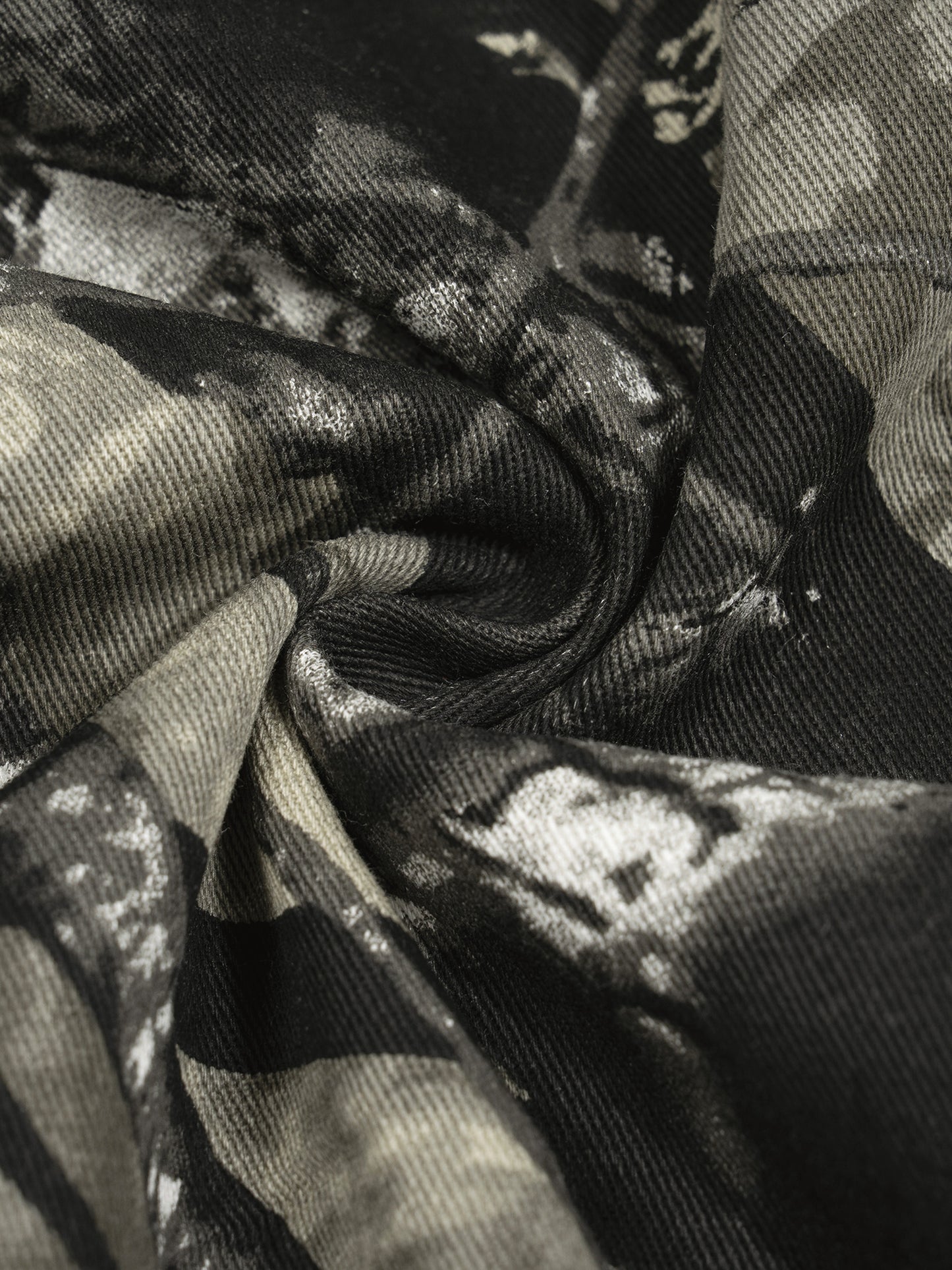 Kovenkhaos Unisex Tree Camo Barrel Leg Pants