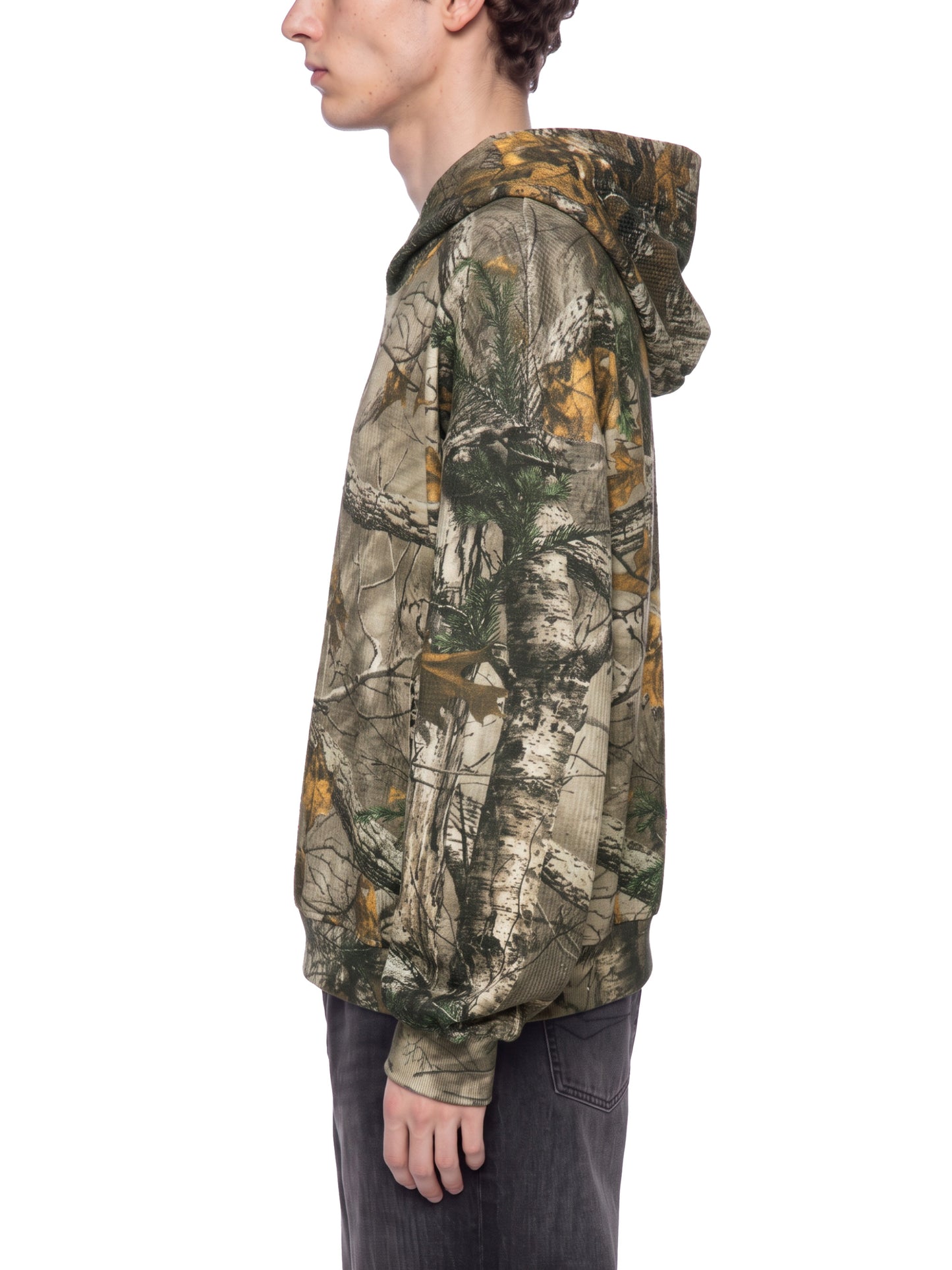 Southern Gothic Unisex Waffle Tree Camo Boxy Hoodie