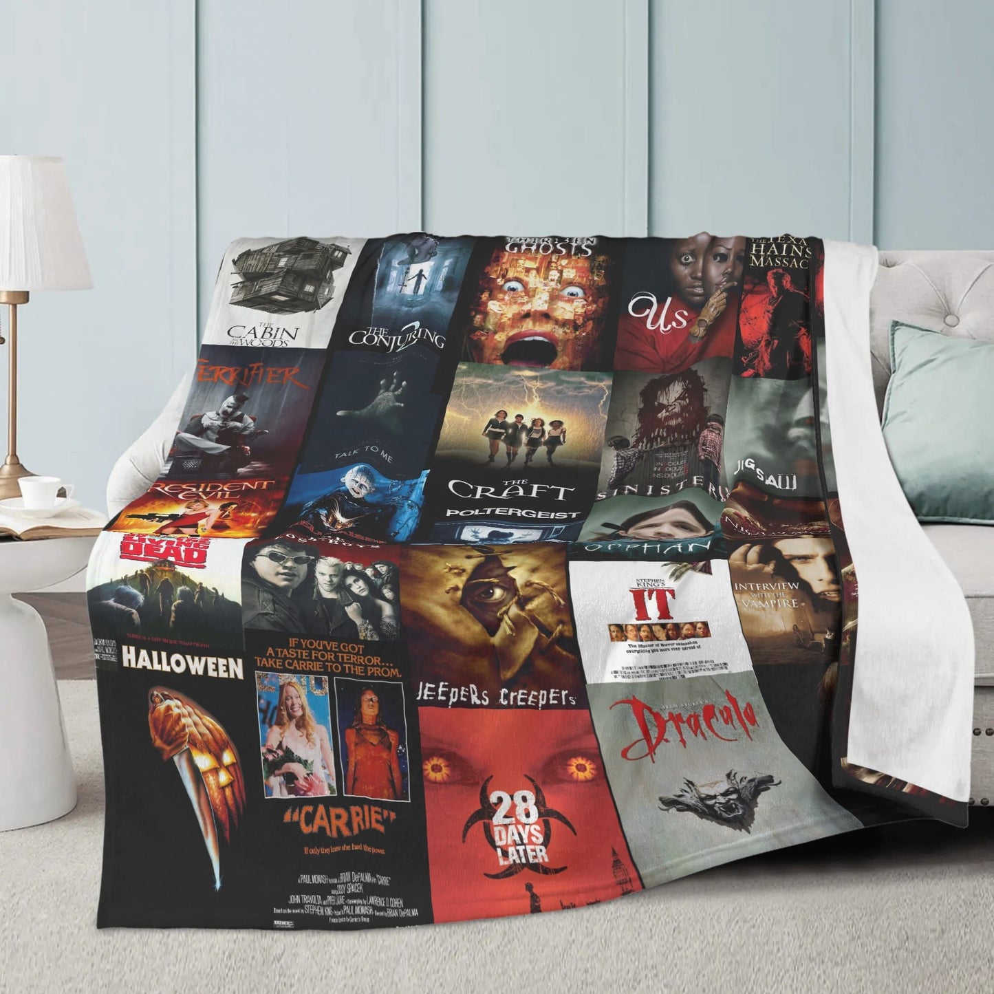 Night Terror v.3 Premium Fleece Blanket