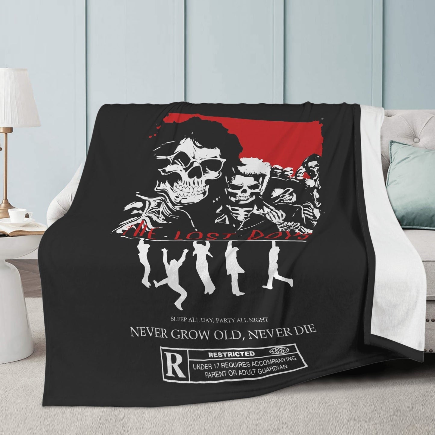 Never Grow Old Premium Fleece Blanket