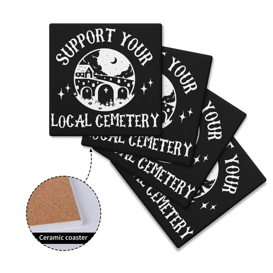 Casket Fresh Ceramic Coasters Set