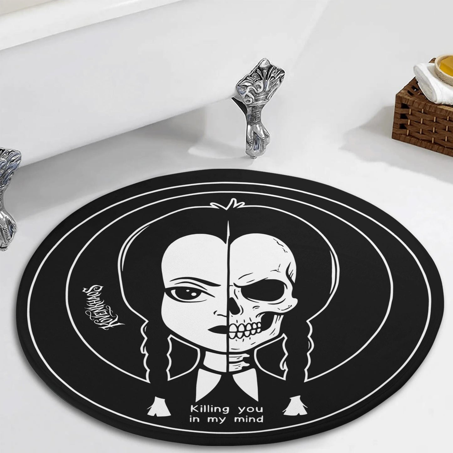 Wednesday Deadly Round Mat