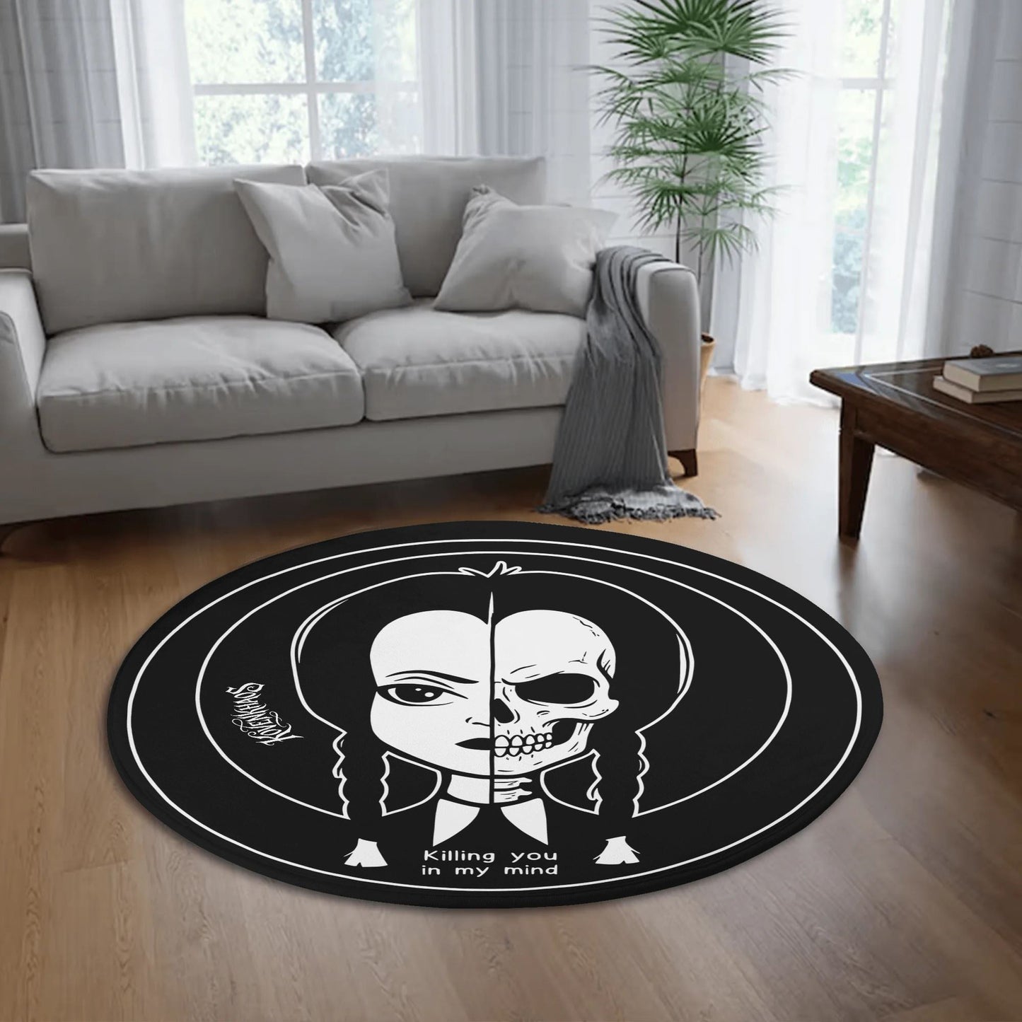 Wednesday Deadly Round Mat