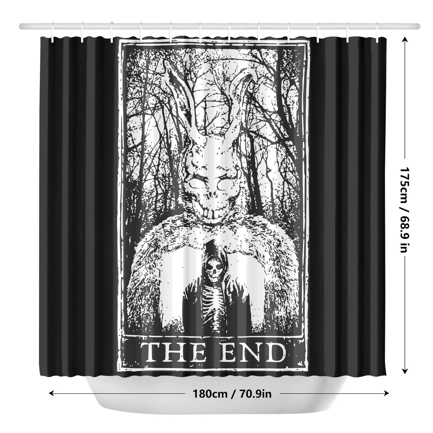 DarkO (The End) Shower Curtain