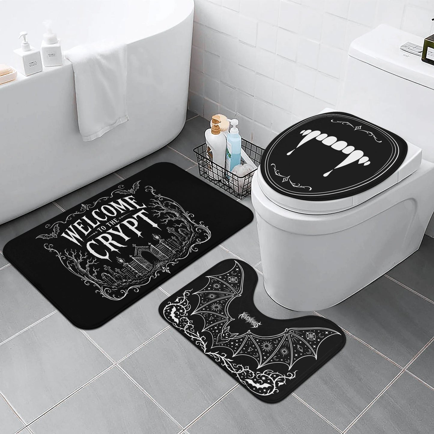 The Crypt Bathroom Toilet Set