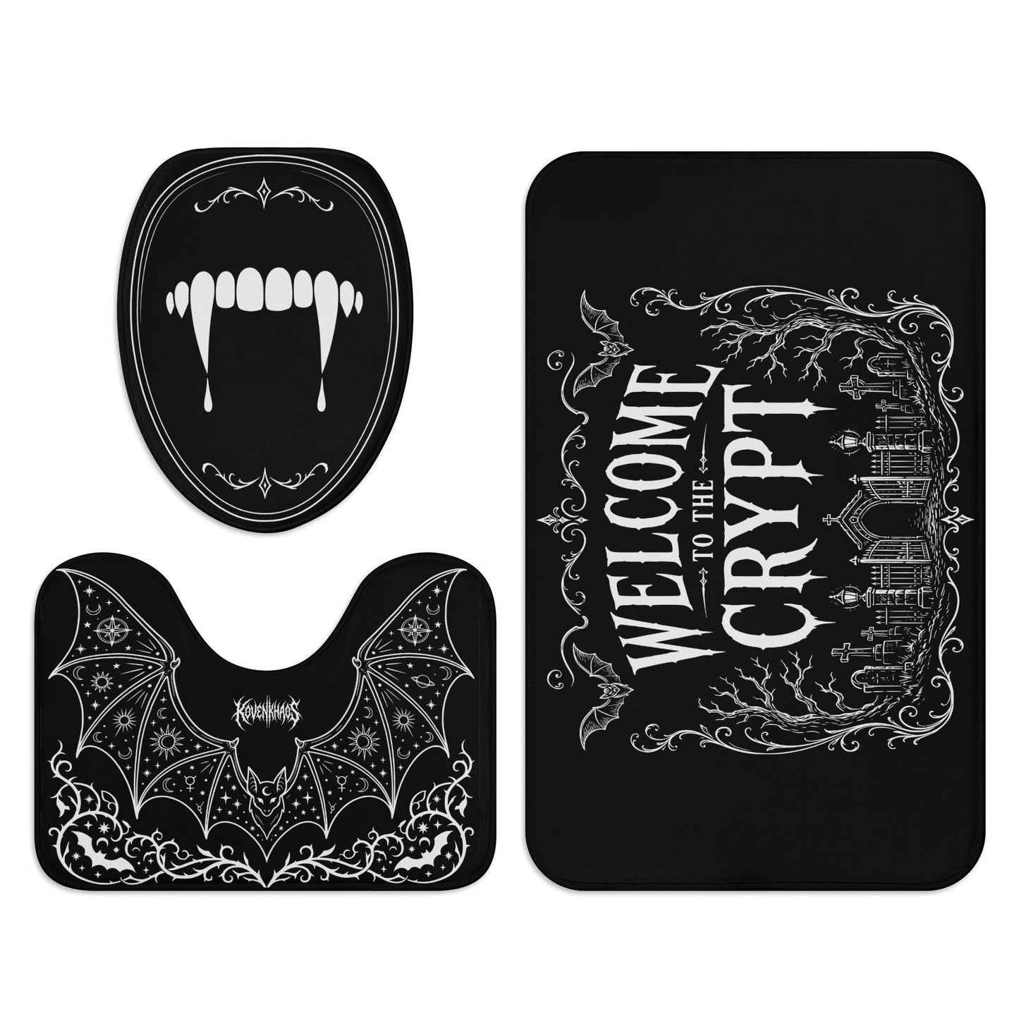 The Crypt Bathroom Toilet Set