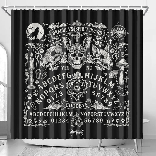 Dracula Spirit Board Shower Curtain