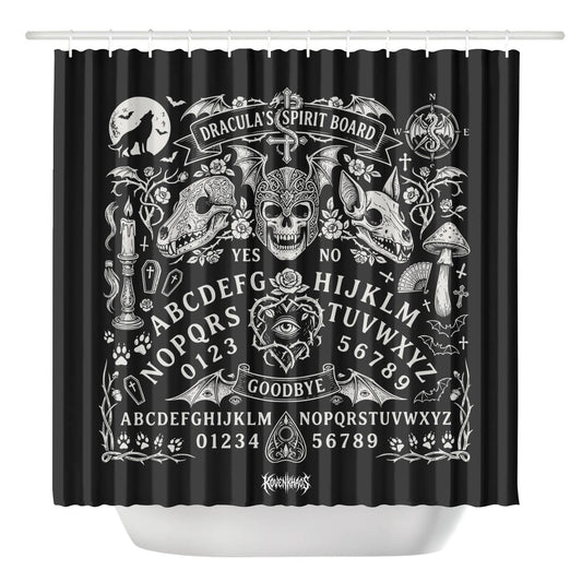 Dracula Spirit Board Shower Curtain