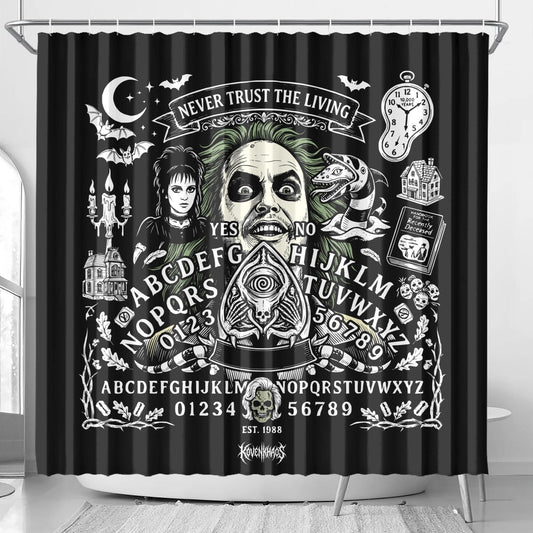 Never Trust Spirit Board Shower Curtain