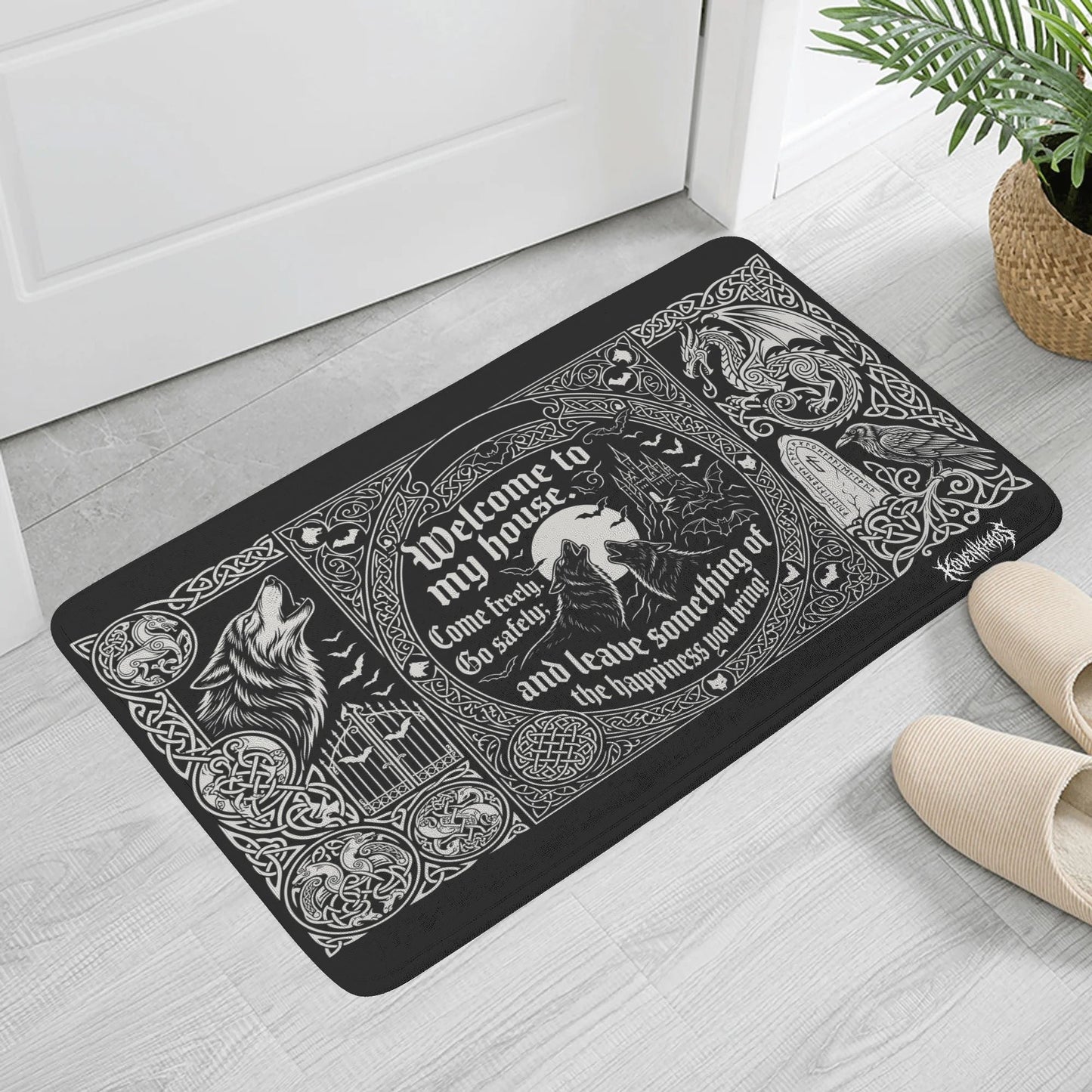 Dracula Plush Doormat