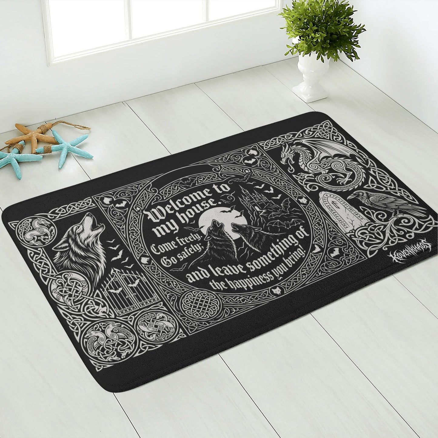 Dracula Plush Doormat