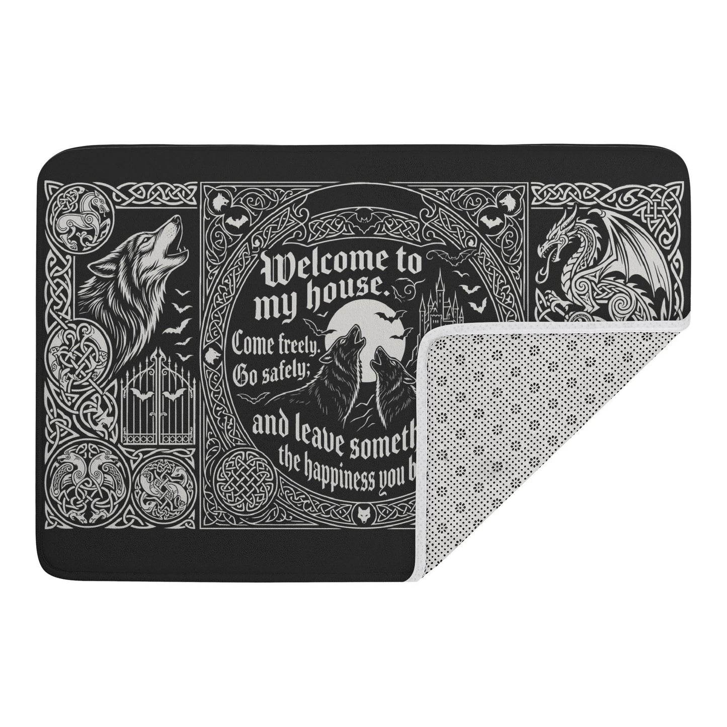 Dracula Plush Doormat