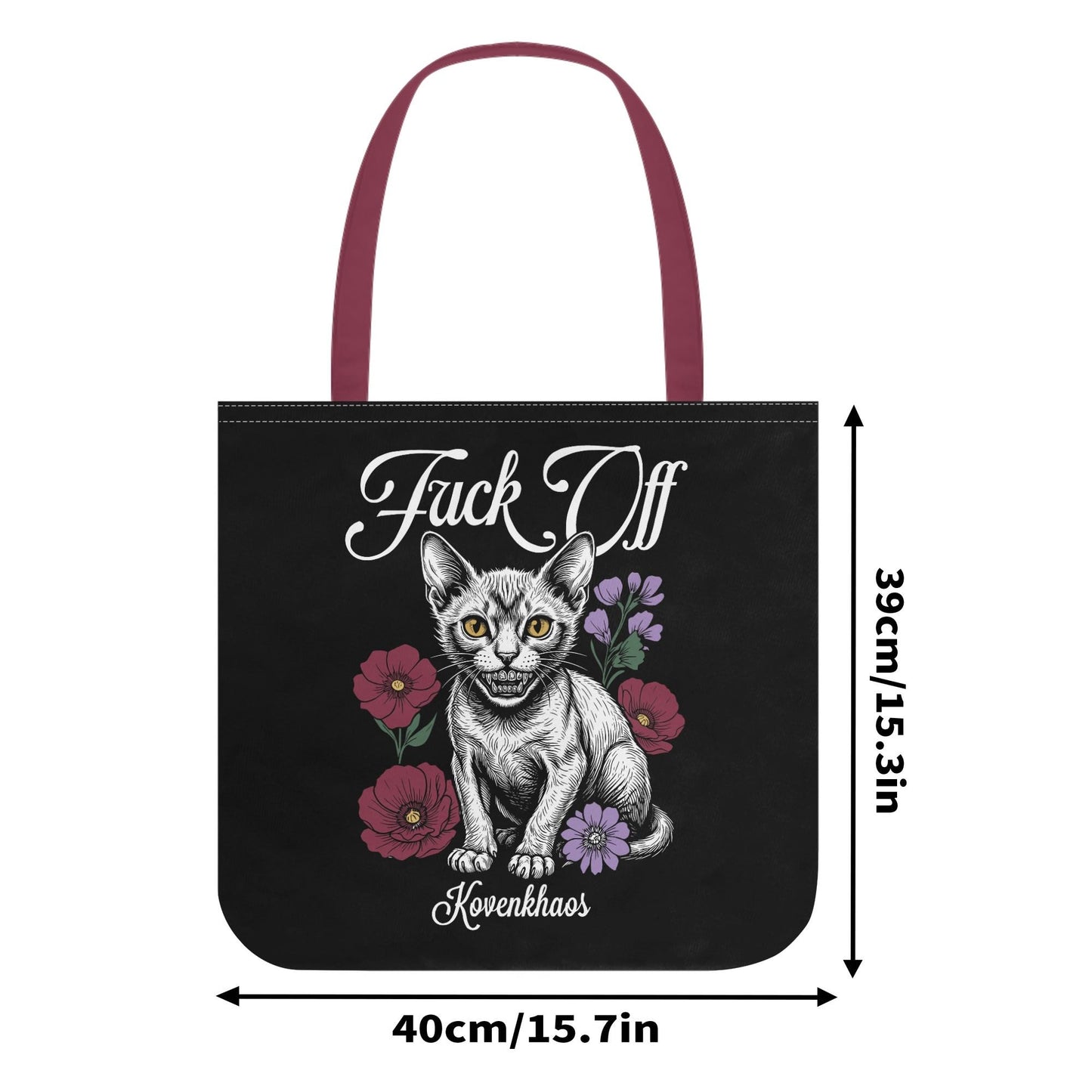 F-Off Hairless Kitty Premium Cloth Tote Bag