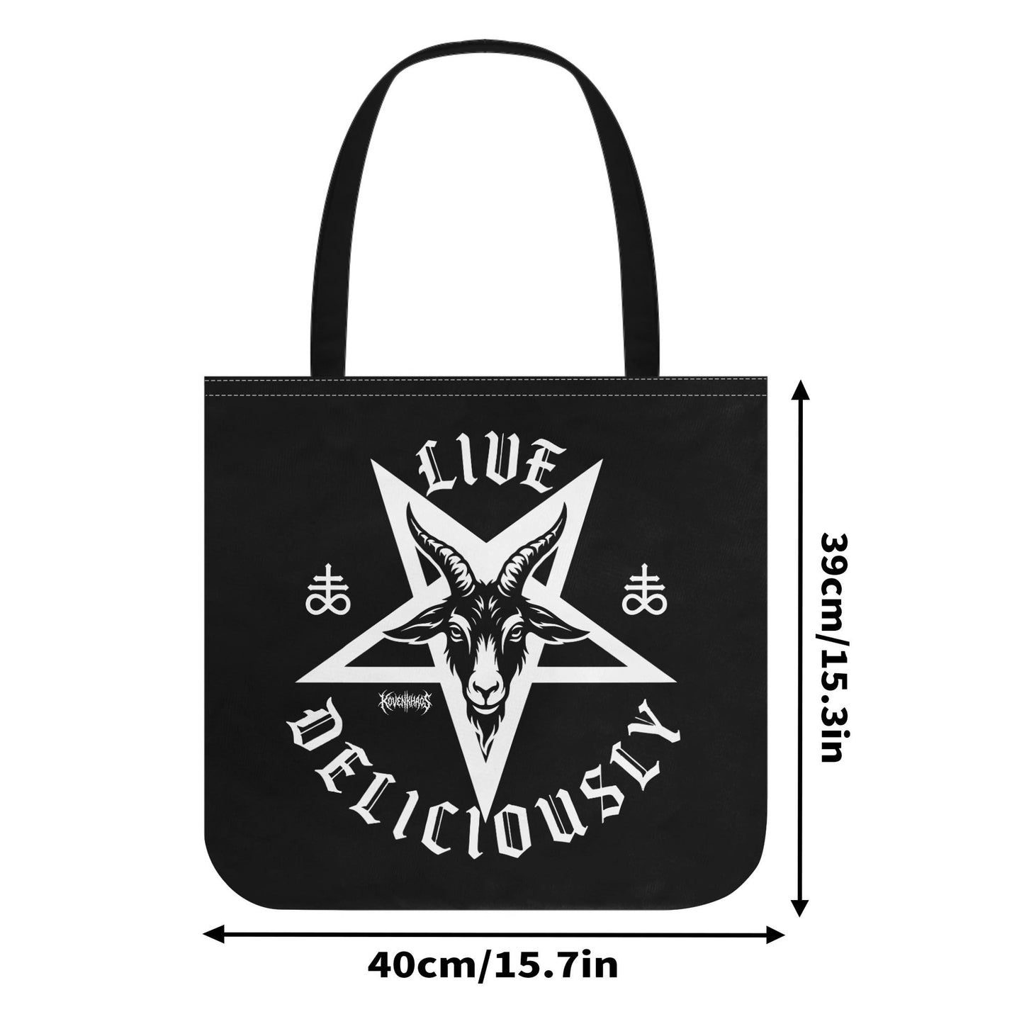 Live Deliciously Premium Cloth Tote Bag