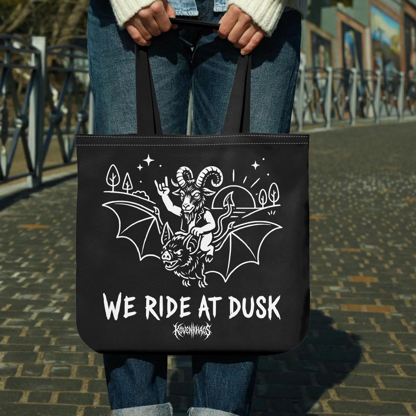 Dusk Till' Dawn Premium Cloth Tote Bag