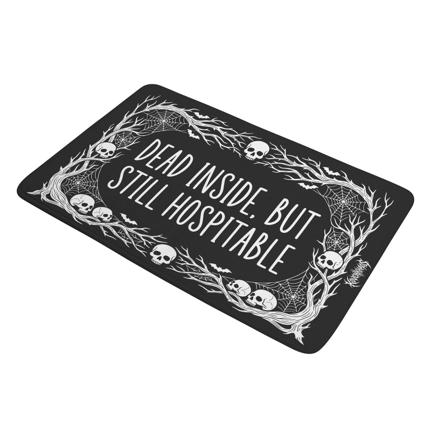 Dead Inside Plush Doormat