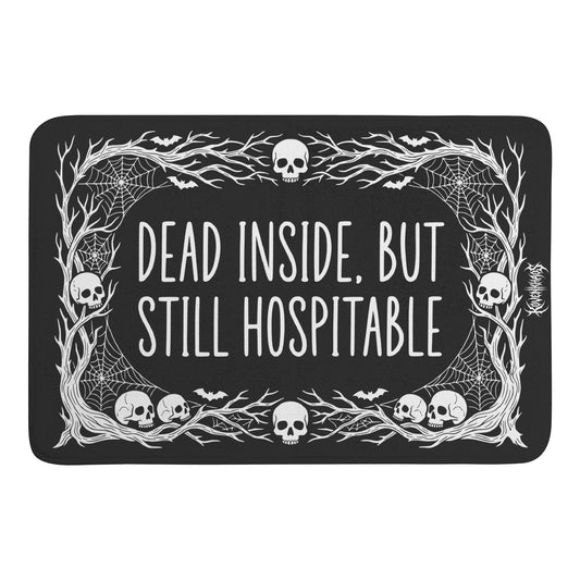 Dead Inside Plush Doormat