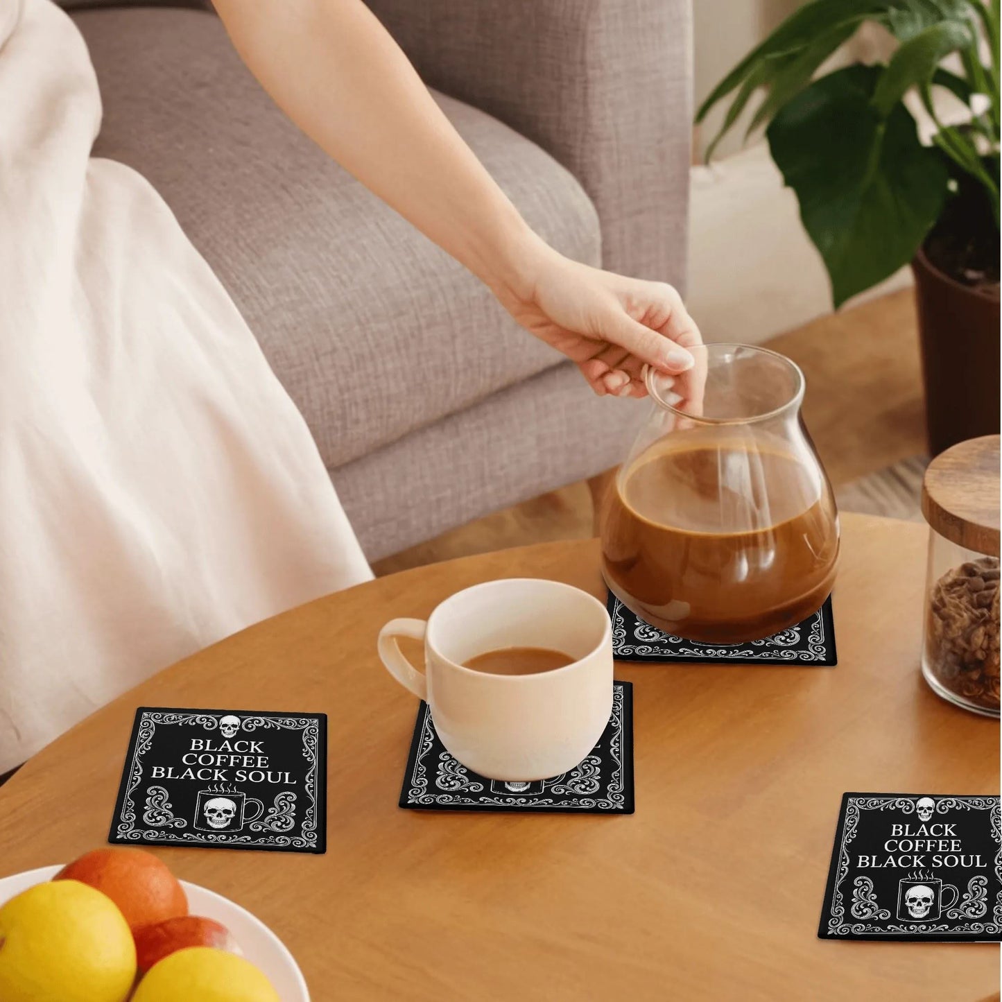 Dark Souls Round Ceramic Coaster