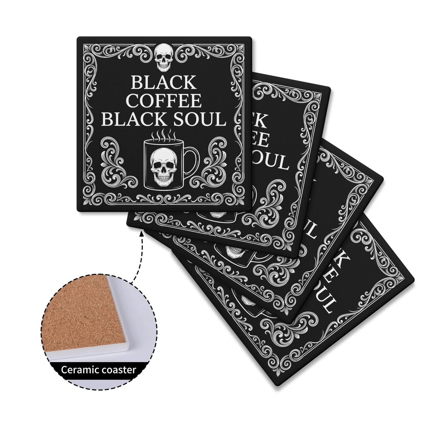 Dark Souls Round Ceramic Coaster