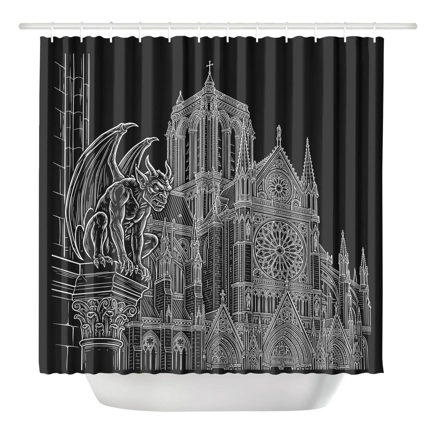 The Ward Shower Curtain
