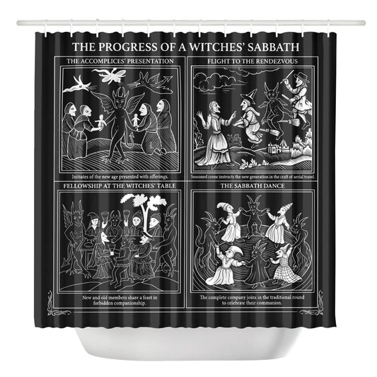 Witches Sabbath 1700s Folklore Shower Curtain