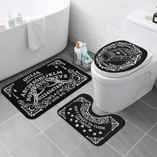 Ouija Skeleton Bathroom Toilet Set