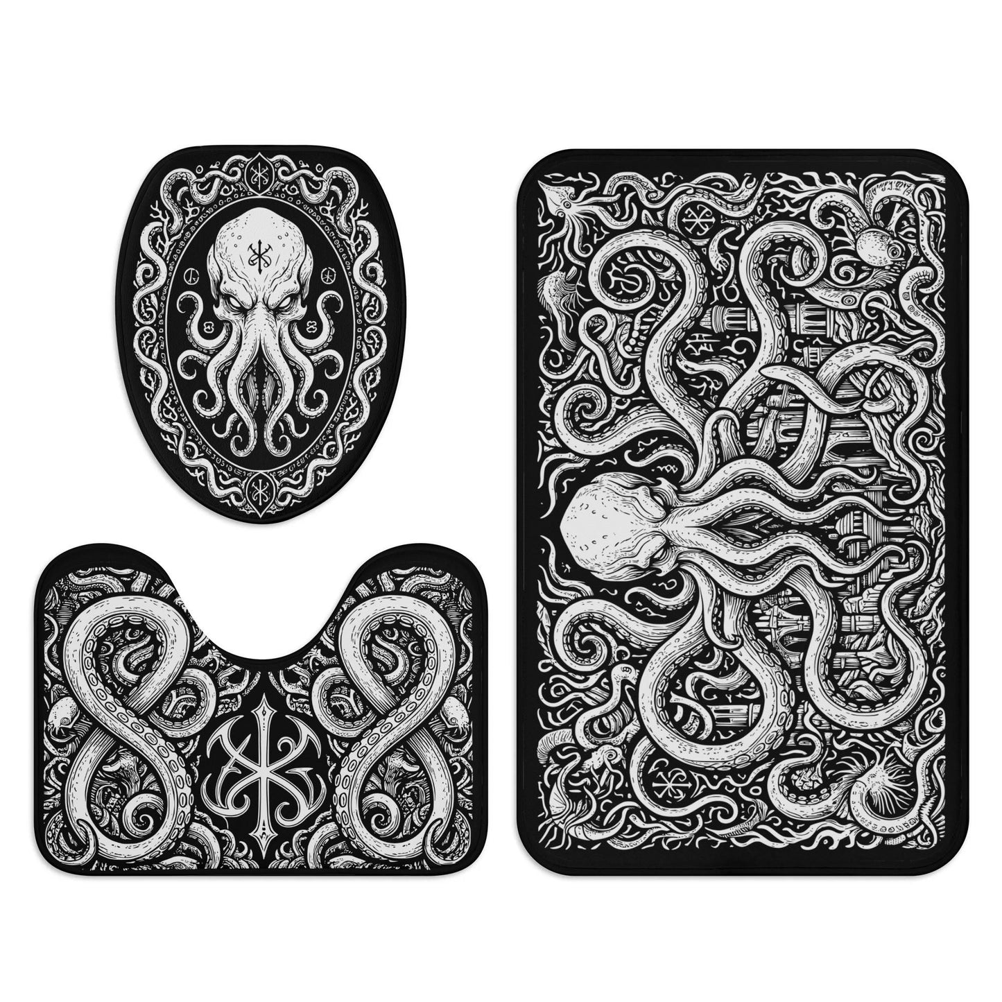 Cthulhu Bathroom Toilet Set