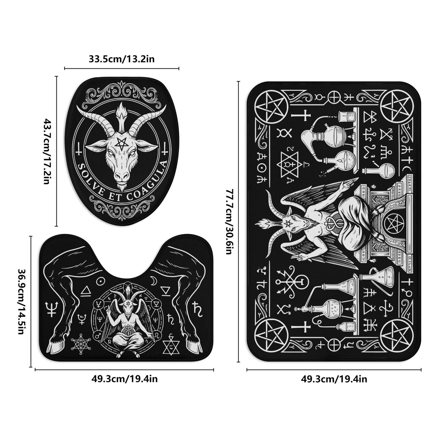 Solve et Coagula Bathroom Toilet Set