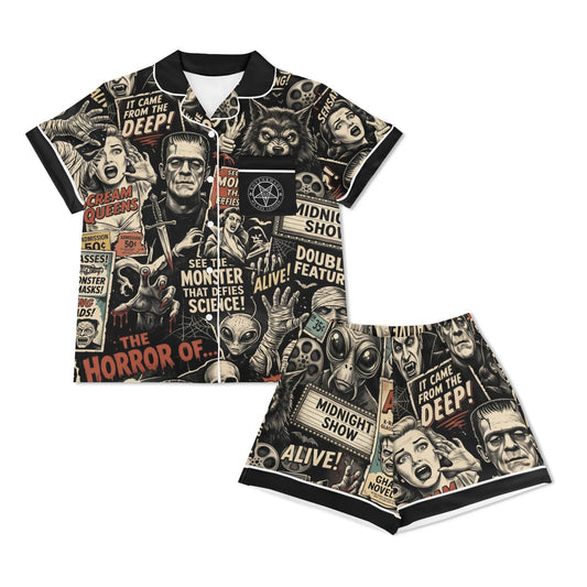 Horror Montage 2-Piece Pajama Set