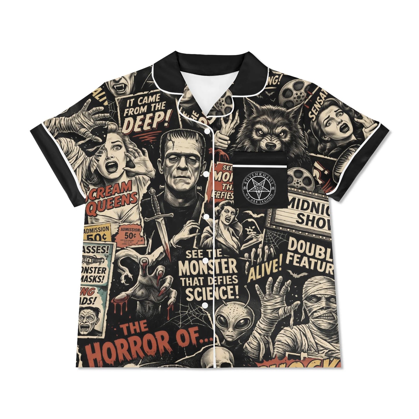 Horror Montage 2-Piece Pajama Set