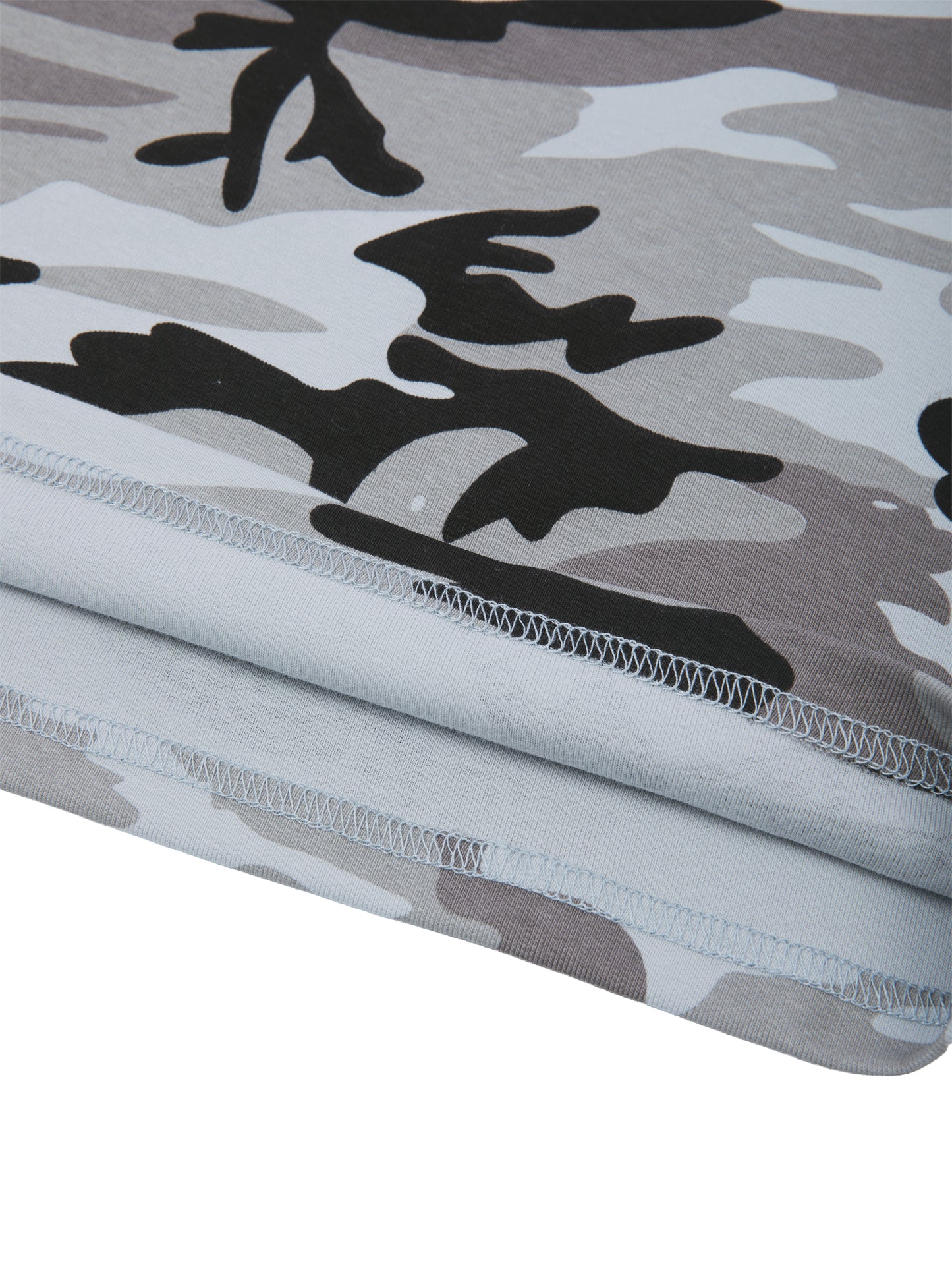Blacklist Camo Off-Shoulder Crop T-Shirt