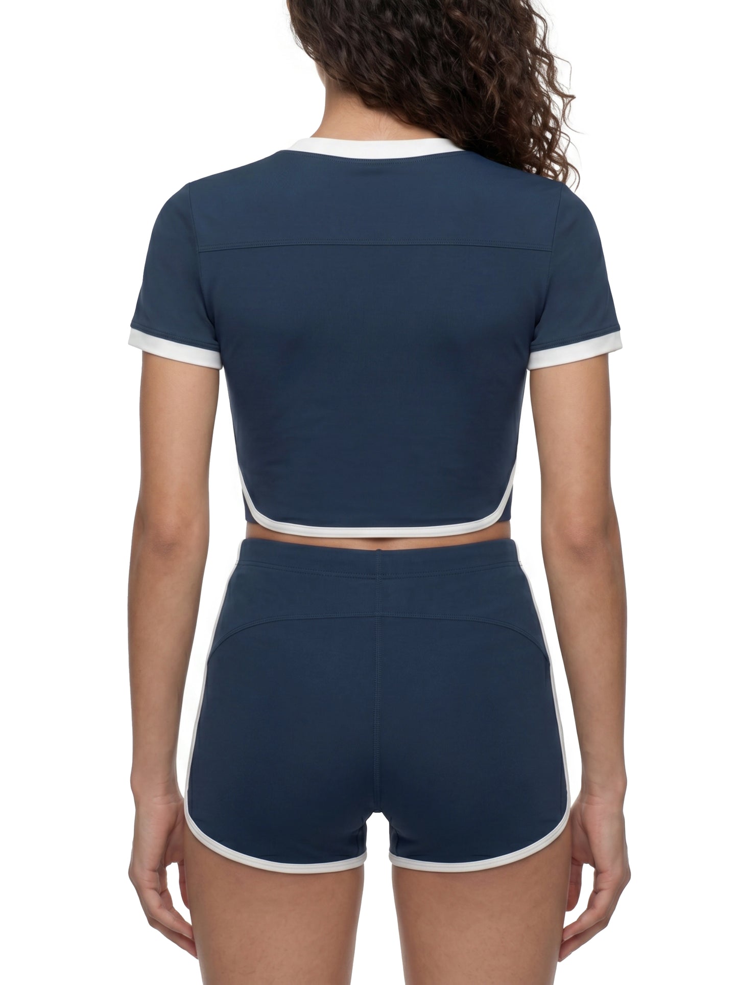 Black Doe Color Block Performance T-Shirt