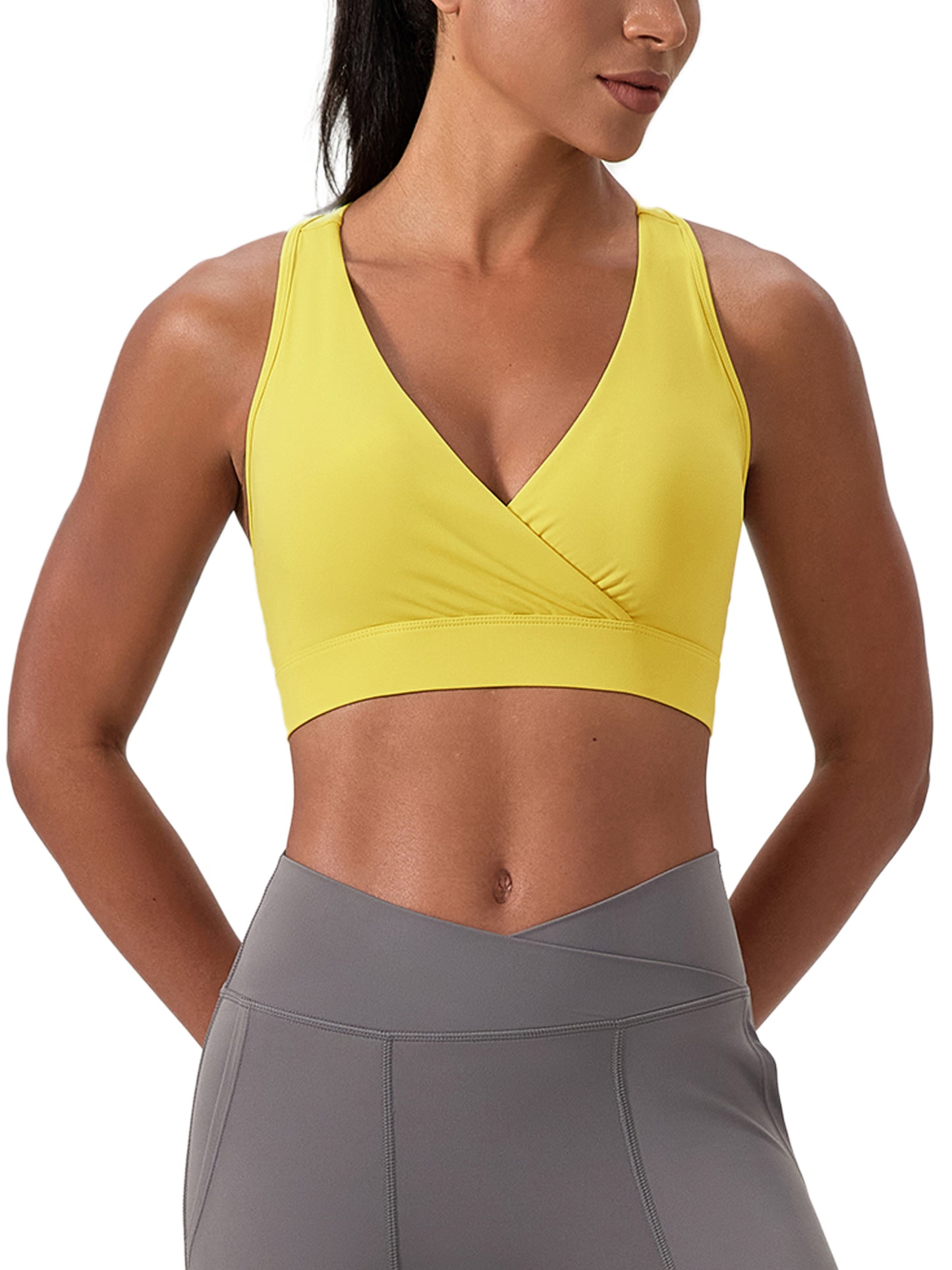 Legion Crossover V-Neck Sports Bra