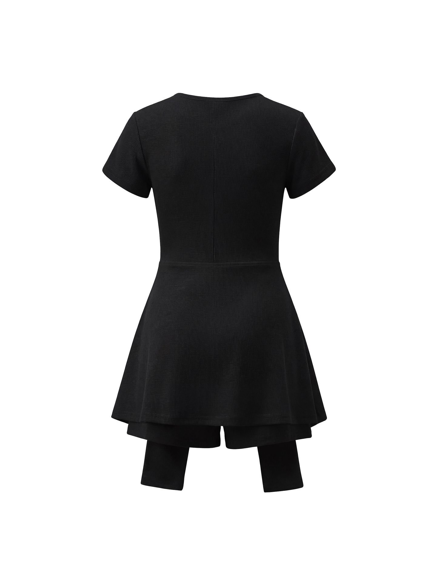 Drusilla Cape Tie-Waist Romper