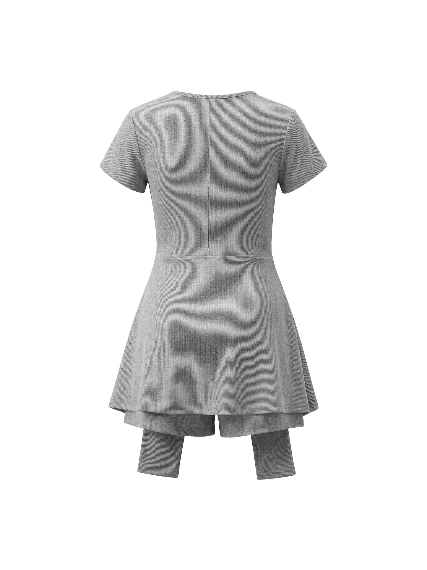 Drusilla Cape Tie-Waist Romper