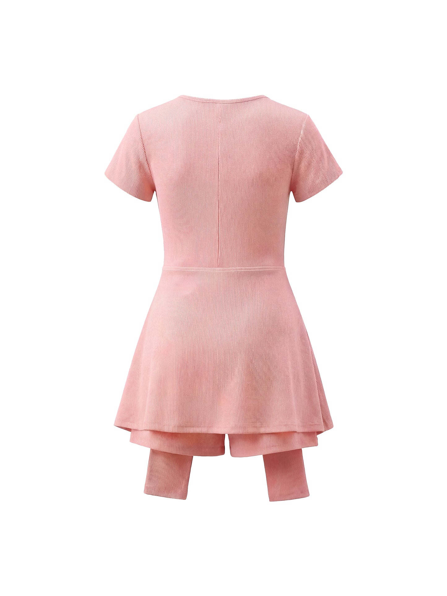 Drusilla Cape Tie-Waist Romper