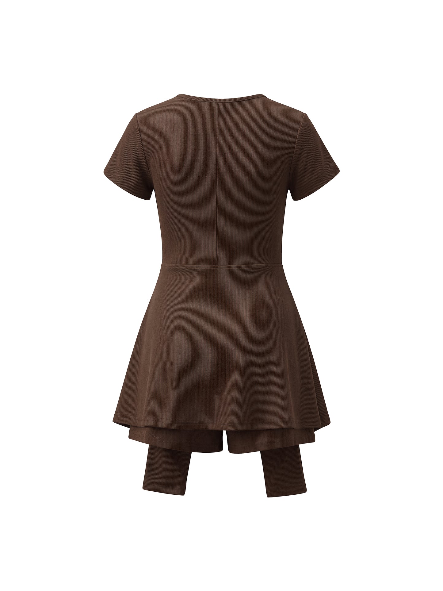 Drusilla Cape Tie-Waist Romper