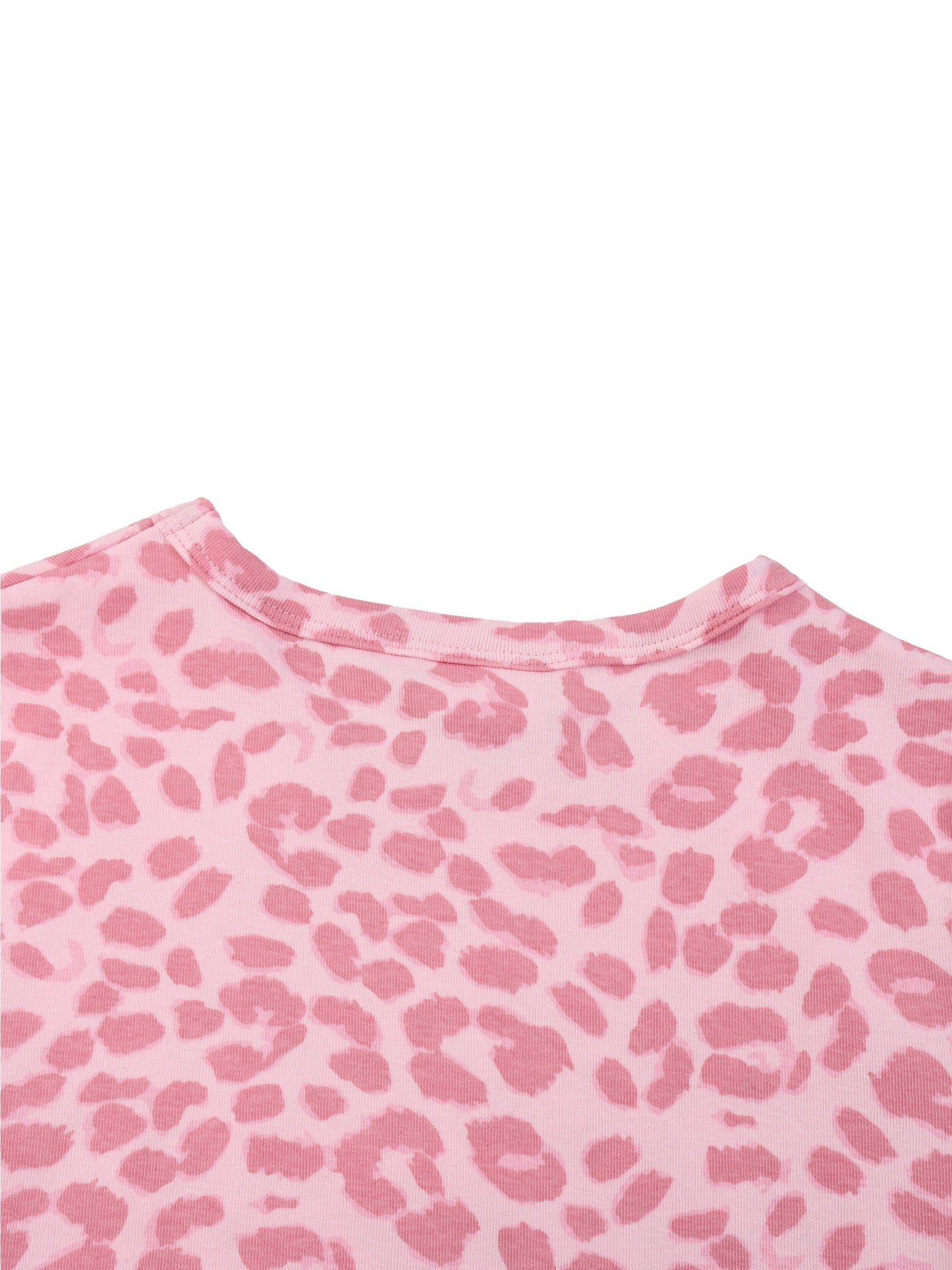 KovenKhaos Leopard Print Crop T-Shirt