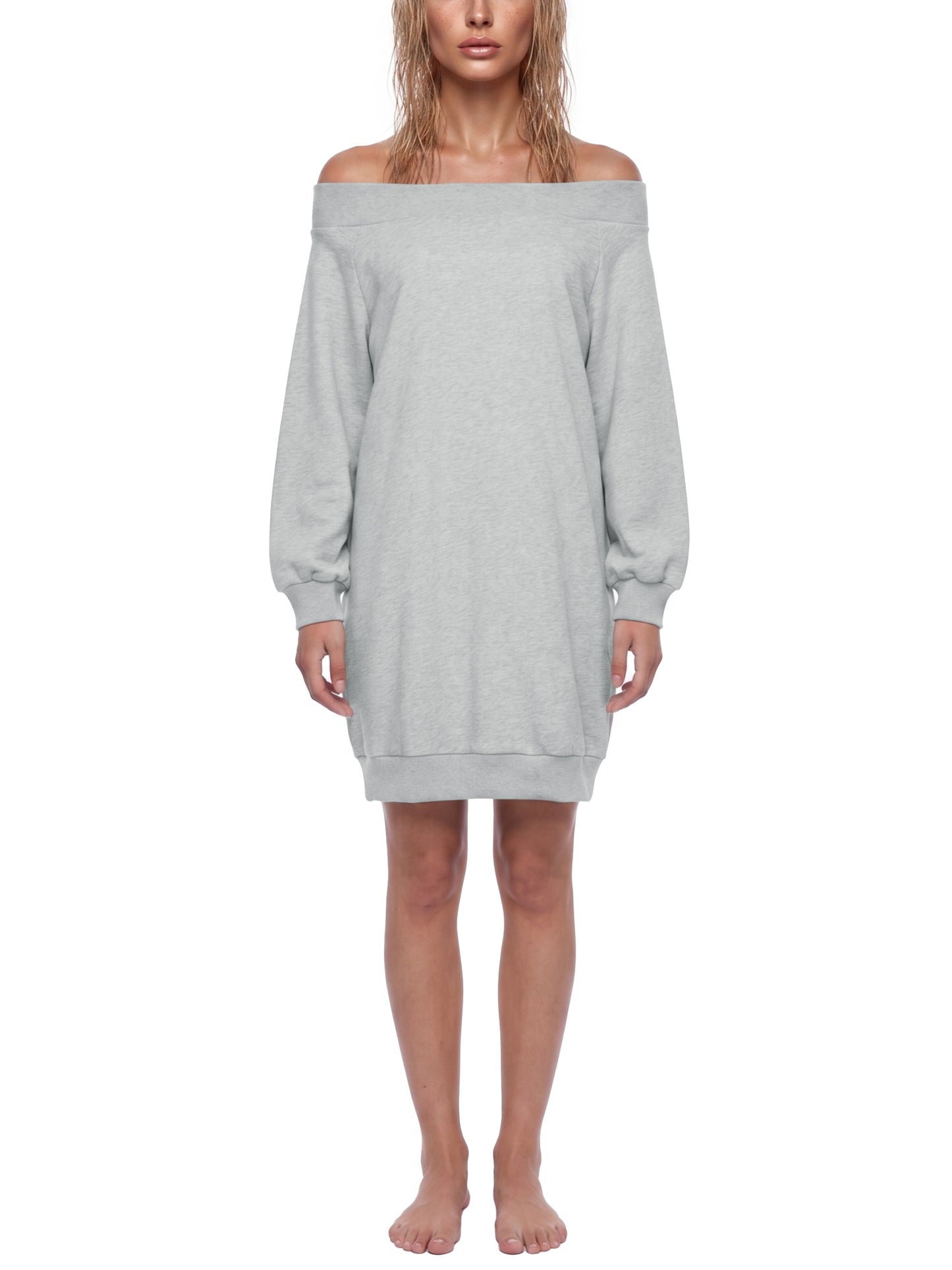 Bela Lugosi Is Dead v.1 Off-the-Shoulder Dress
