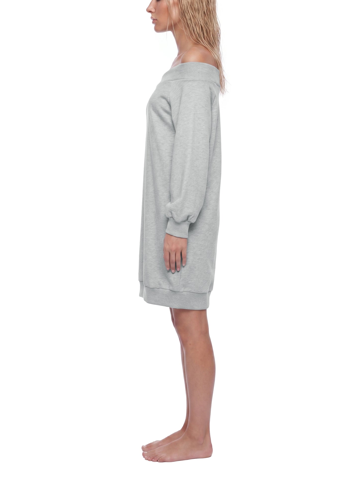 Bela Lugosi Is Dead v.2 Off-the-Shoulder Dress