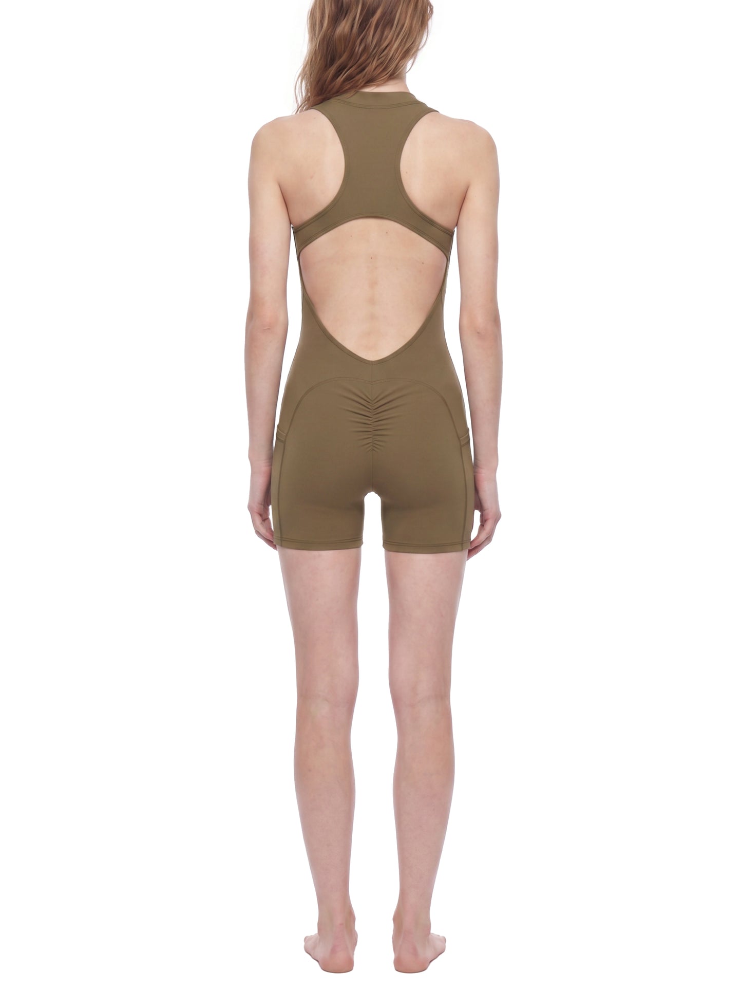 Bad Omen Quarter-Zip Romper