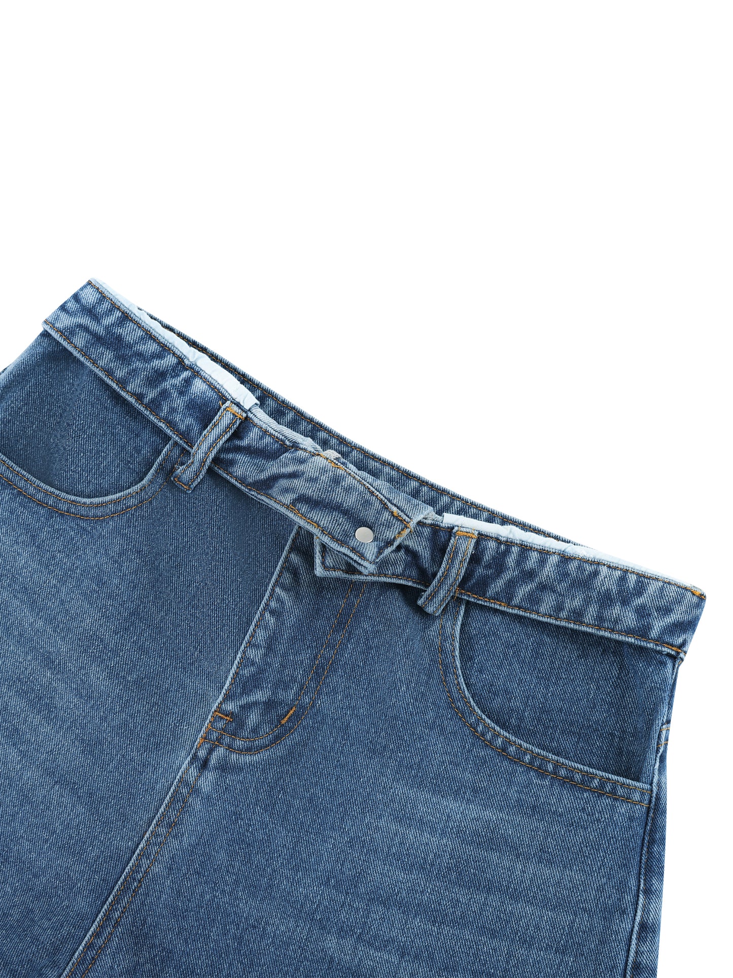 Hecate Vintage Wash High Rise Denim Shorts