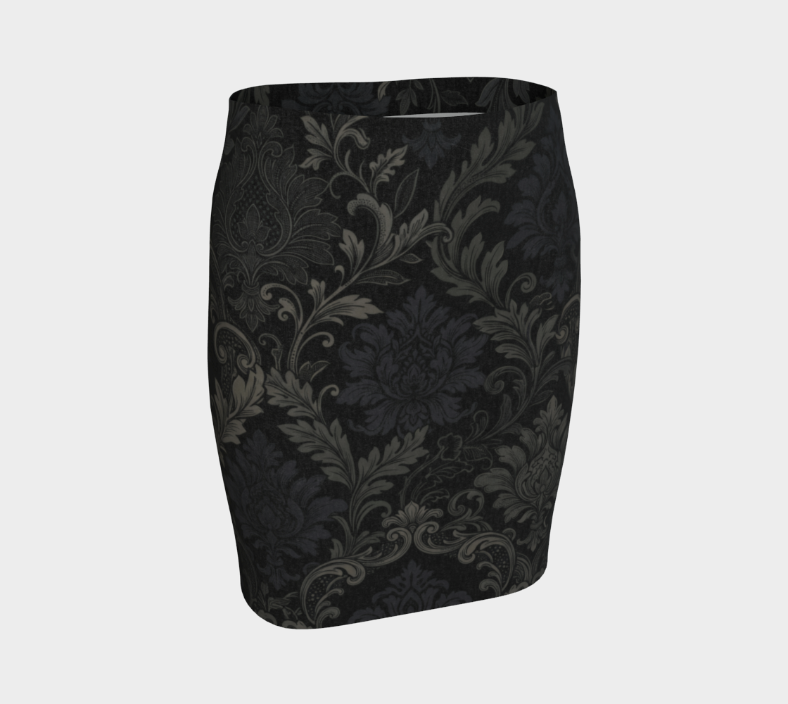 Damask | Goth Style Fitted Dress