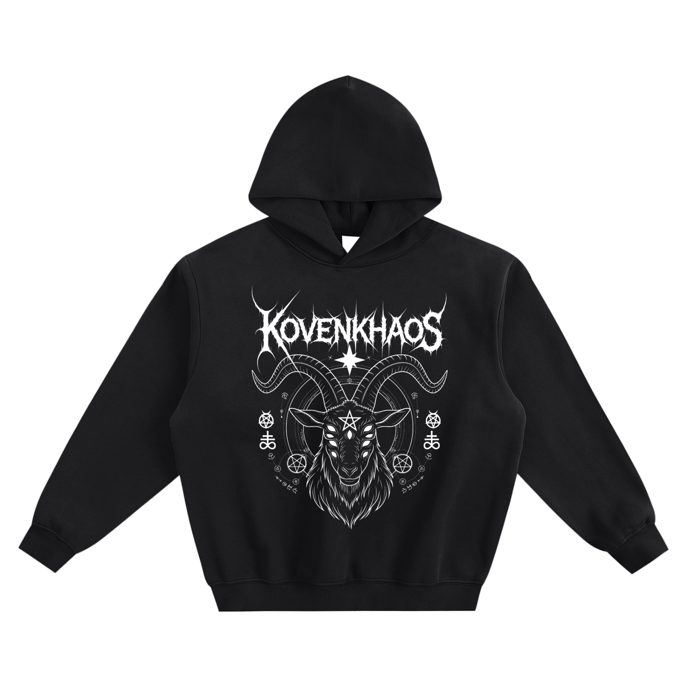 KovenKhaos - Fleeced Boxy Hoodie