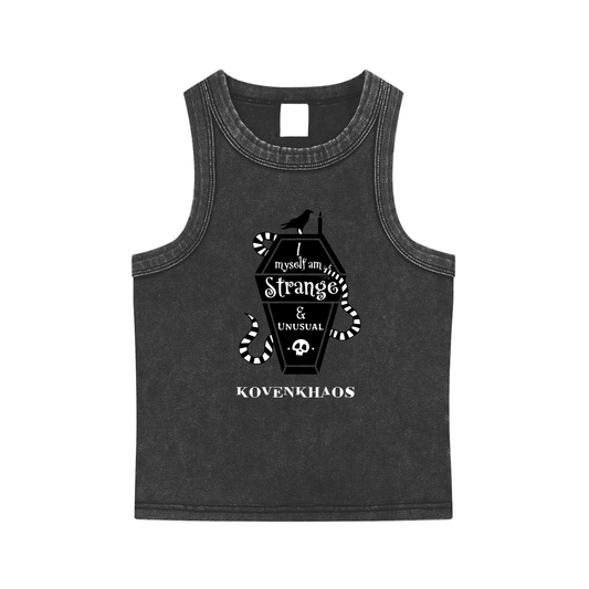 Strange & Unusual Snow Washed Tank Top