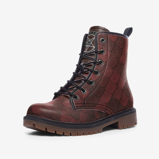 House Targaryen Inspired Casual Leather Vegan Boots MT