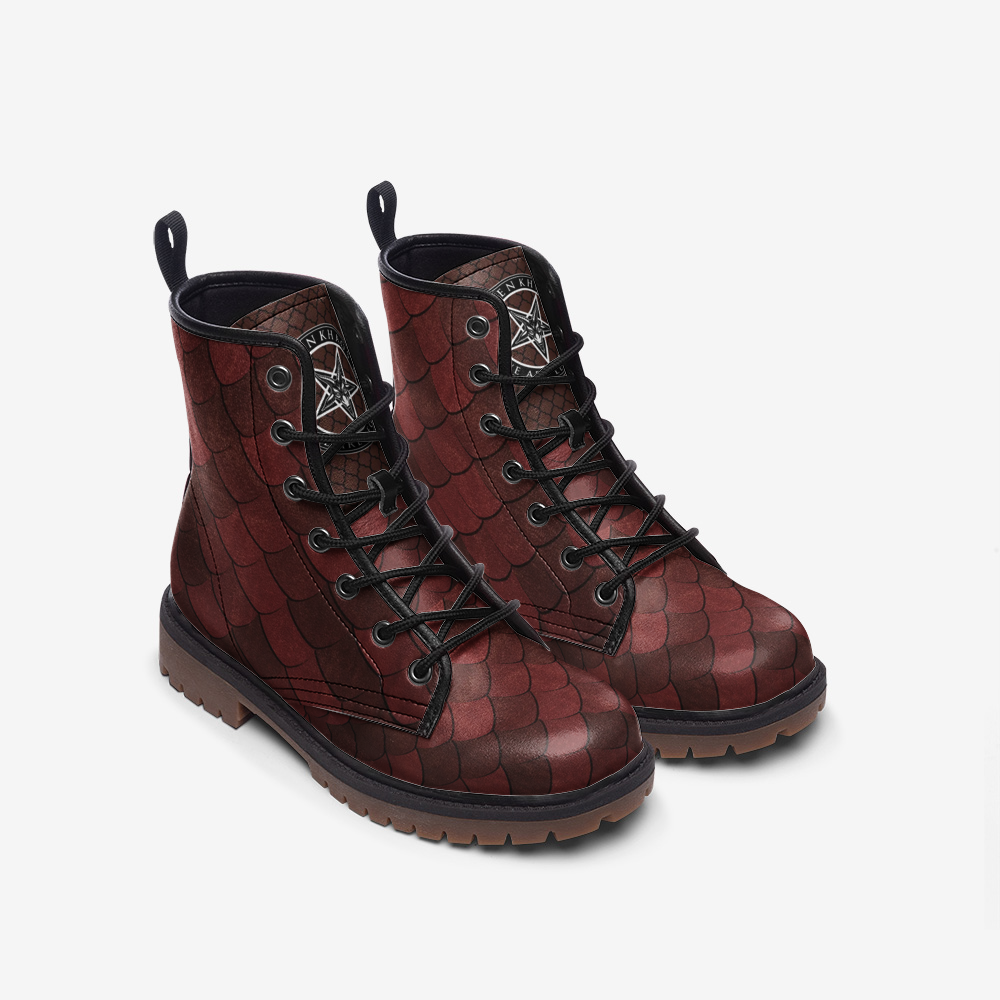 House Targaryen Inspired Casual Leather Vegan Boots MT