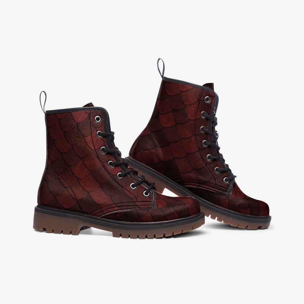 House Targaryen Inspired Casual Leather Vegan Boots MT
